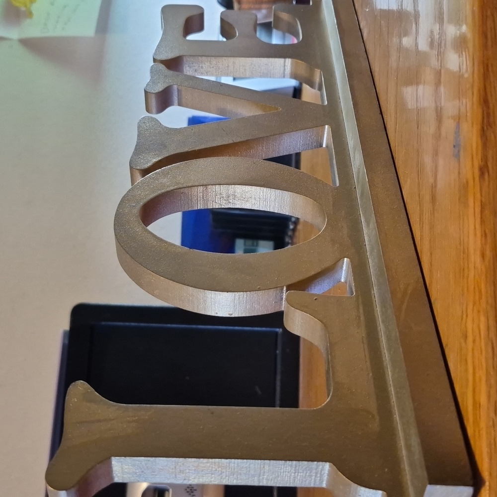 Love Table Top Cabinet Top Deckor